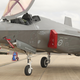 Australian Prime Minister Malcolm Turnbull inspects a F-35a Joint Strike Fighter at the Avalon Air Show, Australia, 2017. The F-35A is manufactured by U.S. defense contractor Lockheed Martin.
